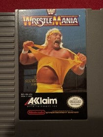 1988-89 Carrello gioco vintage WRESTLEMANIA NES NINTENDO WWF Hulk Hogan.