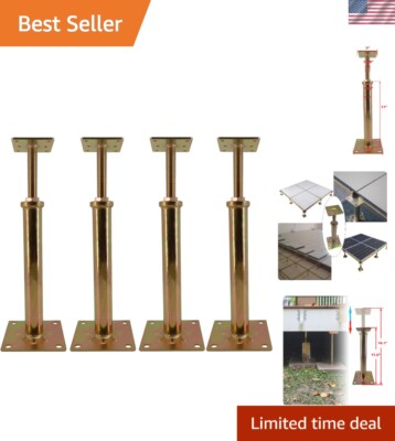 Adjustable Floor Jacks Post Pole Set - 4 Ton Load Capacity, 11''-16'' Height Range