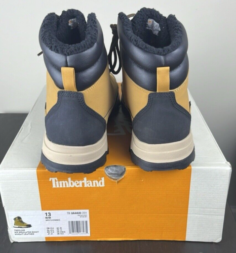 Timberland Mens Sz.13 Treeline WP Insulated Boot 0A44UD Wheat Leather Boot - Picture 7 of 9