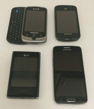 Samsung LG Cell Phones As-Is For Parts Only Not Tested Lot Of Four