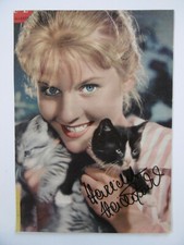 Heidi Brühl Autogramm signed A4 Magazinbild