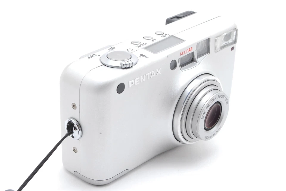 【COMO NUEVA con correa】Pentax Espio 120 SW Silver Point & Shoot 35 mm Cámara fotográfica JAPÓN Foto 4 de 4