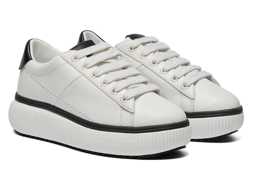 Onitsuka Tiger Women's OTIGER COURT 1182A636 100 WHITE BLACK