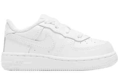 Nike Air Force 1 Low LE PS Triple White Leather DH2926-111 sz 4C Kid's  PreSchool | eBay