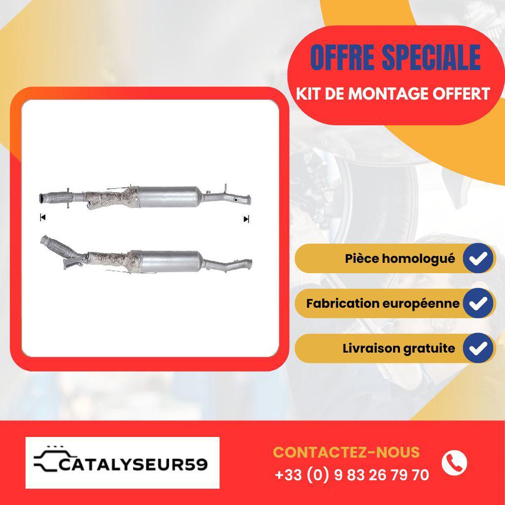 Catalyseur Peugeot 5008 2.0 HDi en acier inoxydable haute résistance