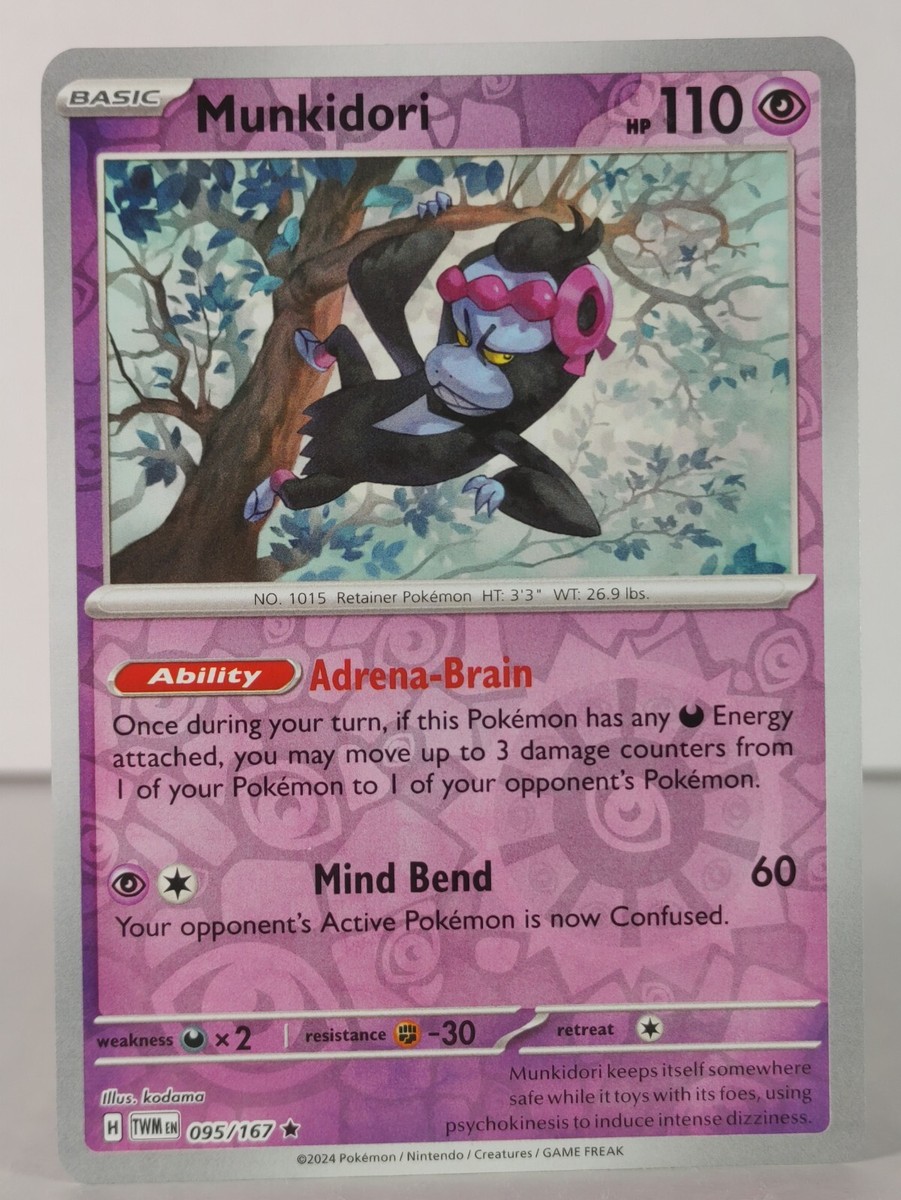 Munkidori - Twilight Masquerade - 095/167 - singles - Pokemon TCG