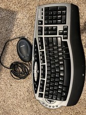 Microsoft Wireless Keyboard 4000 Model 1045 Desktop USB Receiver 3.1 Model 1028