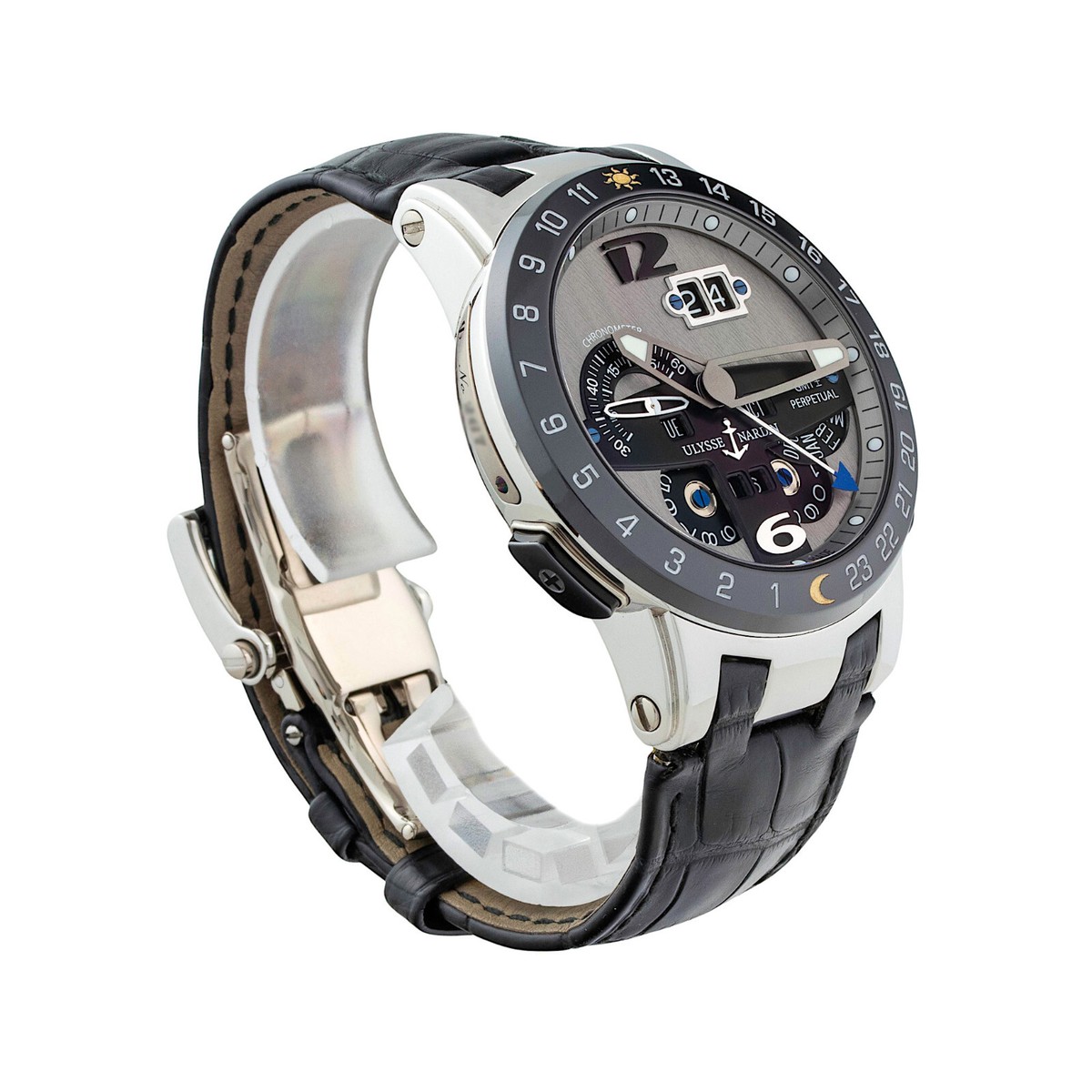 Mens Ulysse Nardin El Toro Black Toro 329-00 Platinum 43mm Limited