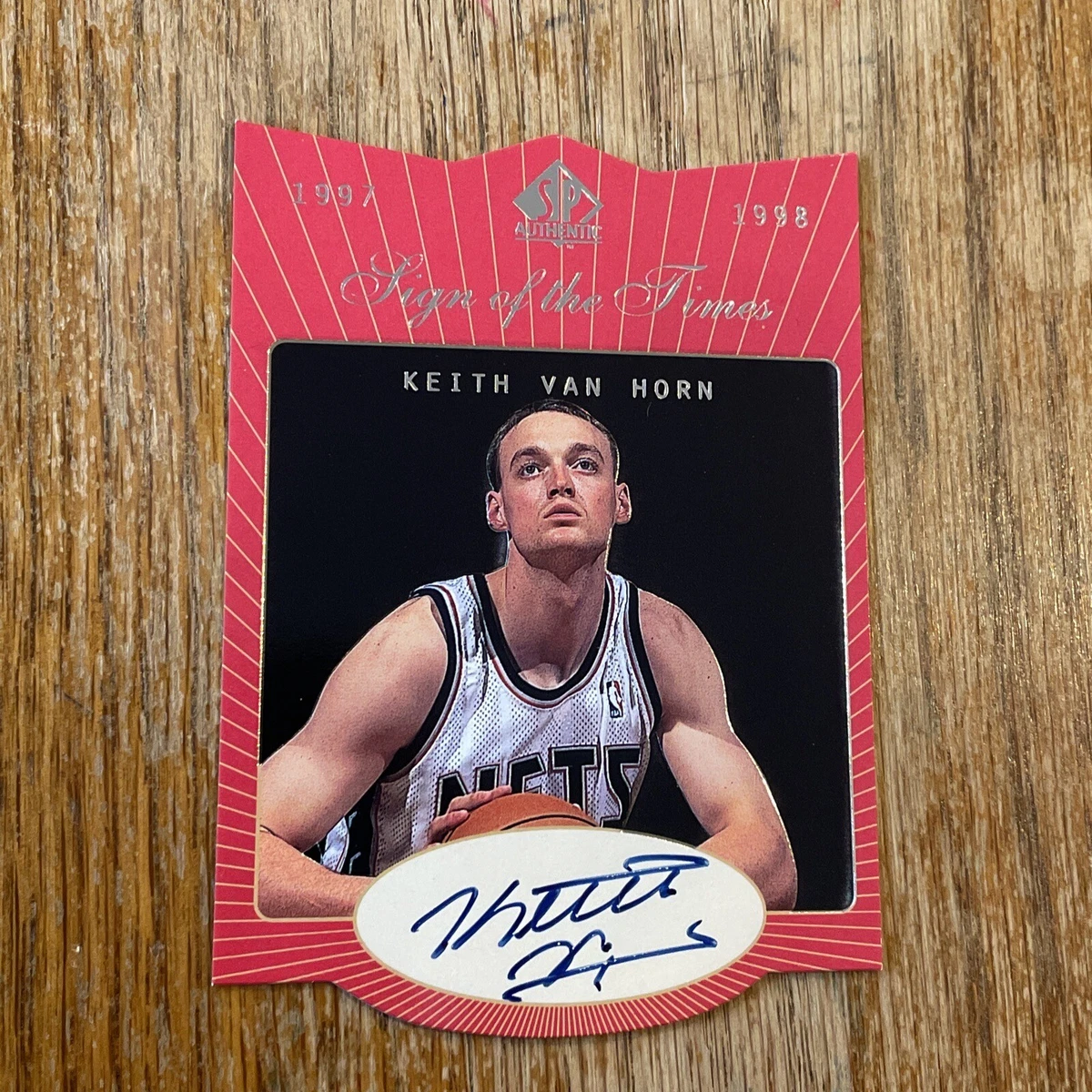 Keith Van Horn Basketball Autographed Sports Trading Cards 