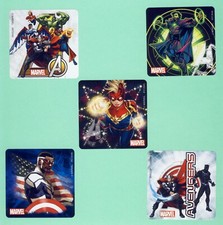 10 Avengers Force Large Stickers - Marvel - Dr. Strange, Thor, Incredible Hulk