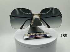 Vintage Oversize Sunglasses NOS G15 Gradient Lens Antique Bronze 70s-80s Retro