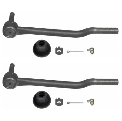 Pair Set of 2 Inner Steering Tie Rod Ends Moog for Ford Mustang Mercury Cougar