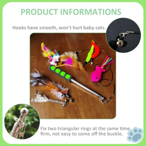 Cat Fishing Pole for Indoor Cats,Interactive cat Toys - Picture 2 of 6