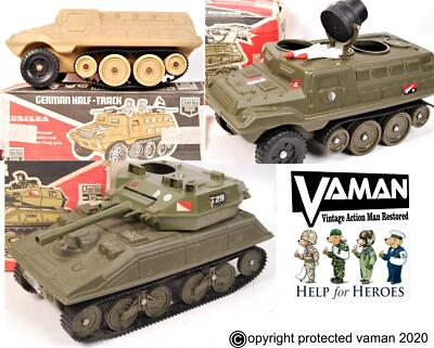 Cherilea Action Man Starlocks passend für Viperpanzer/Halftrack/Hornet 10er Set