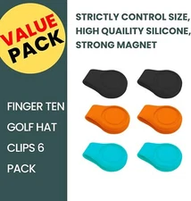 Golf Hat Clip Silicone Golf Ball Marker Hat Magnetic Anti-Rust Apply to Golfer