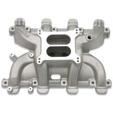 Edelbrock 71187 Performer Rpm Carb Intake Manifold Ls Swap Ls1 5.3l 6.0l Satin