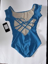 THEATRICALS CLASSWEAR Turquoise LEOTARD SIZE XL Child