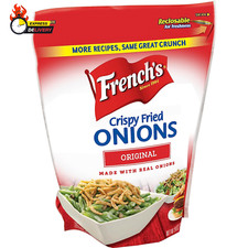 Original Crispy Fried Onions, 24 Oz - One 24 Ounce Bag of Crunchy Fried Onions t