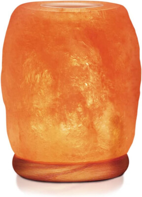 Himalayan Glow Salt Lamp 1011 Essential Oil Diffuser Aroma Light Pink to Orange