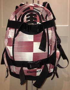 mens pink backpack