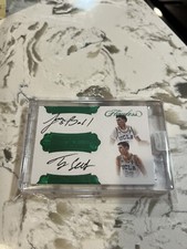 2017 Panini Flawless Basketball Lonzo Ball Sealed ON CARD Rookie Auto Green #2/5