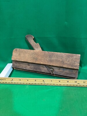 MOLDING PLANE, RABBIT PLANER HAND ANTIQUE WOOD CARPENTER #9 BX26 | eBay