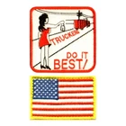 Truckers do it Best Embroidered Patches Snowman Jacket Smokey & the Bandit Movie