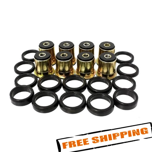 Bujes de brazo de control trasero Energy Suspension 3.3132G negros para Chevy Chevelle Foto 2 de 4