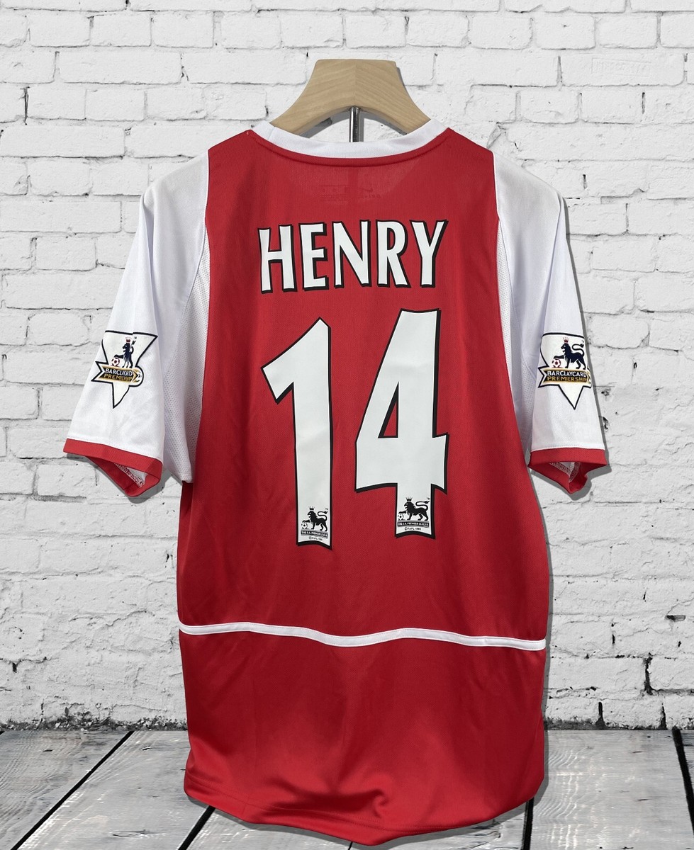 アーセナル ホームジャージ HENRY 14 アーセナル ヘンリー 14番 ワインレッドジャージ - メルカリ