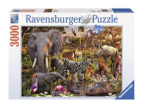 Ravensburger - 17037 - Puzzle - Animaux du Continent Africain - 3000 Pièces Ravensburger - 17037 - Puzzle - Animaux du Continent Africain - 3000 Pièces