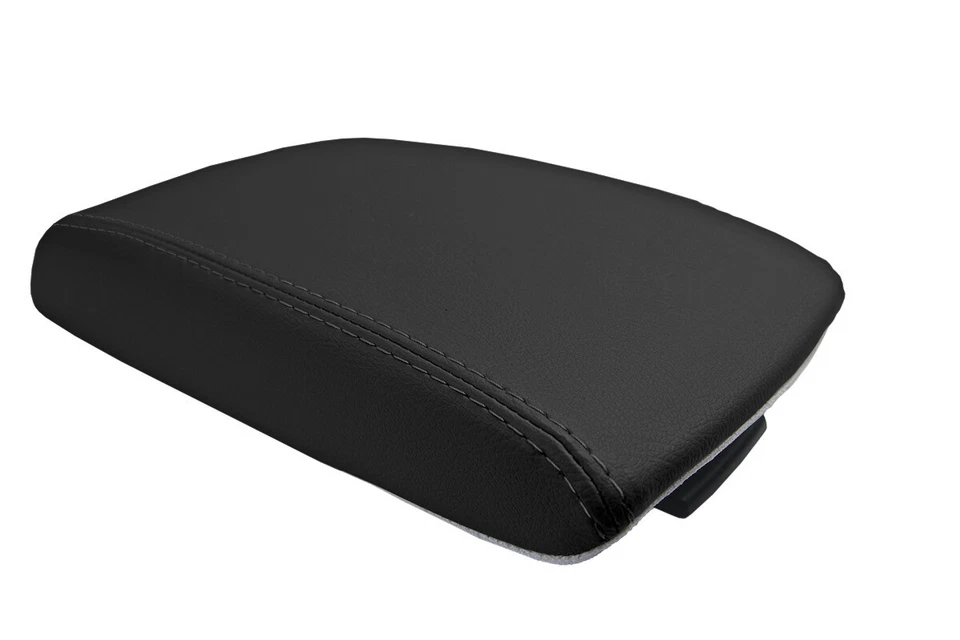 Se adapta a Mazda 3 2010-2013 PVC Cuero Consola Tapa Pull Over Cubierta Negro Foto 2 de 4