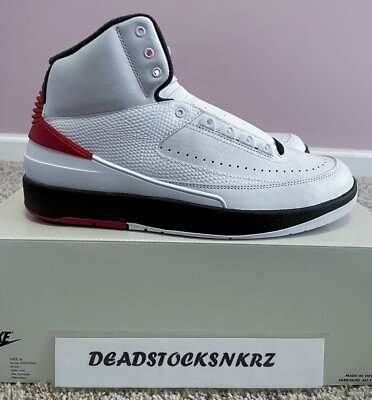 シューズ(男性用) NIKE AIR JORDAN 2 RETRO DX2454-106 DX2454-106 Nike Air Jordan 2 OG Chicago White Varcity Red