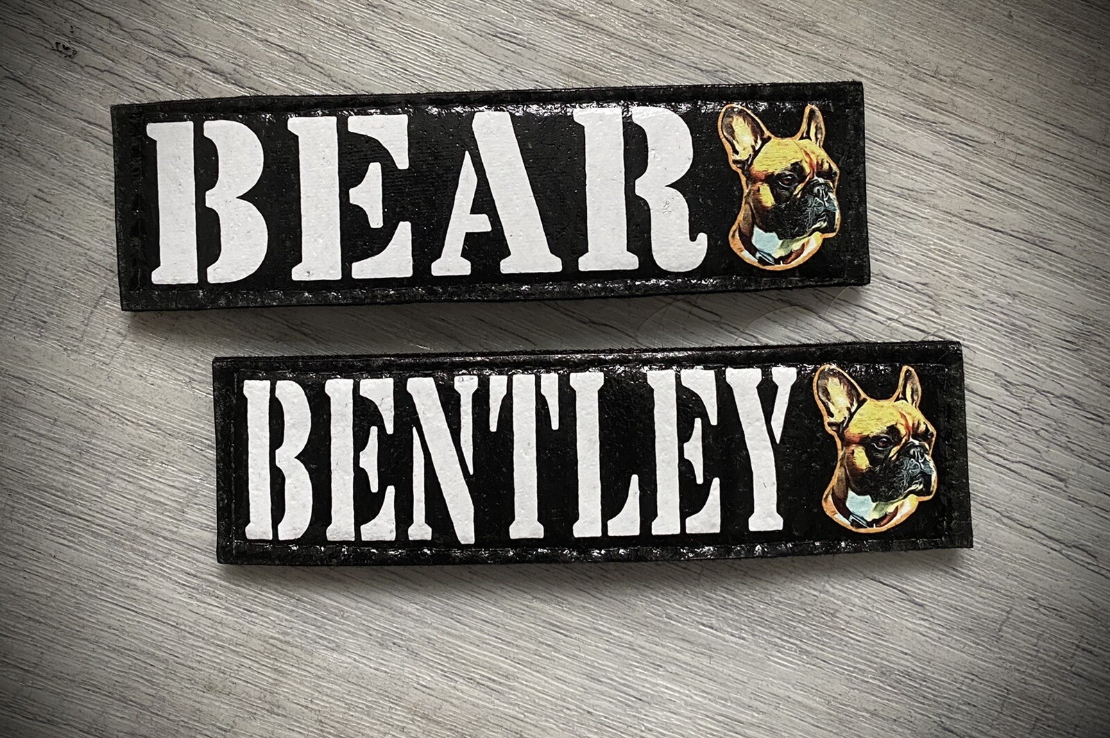 Julius K9 Type Harness Collar Patch Personalised/Customised High