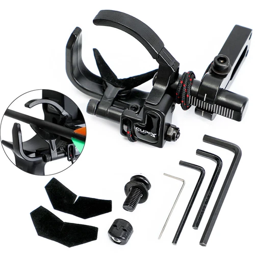 Adjustable Right Hand Archery Drop Away Arrow Rest Compound Bow Hunting Black - Picture 3 of 14