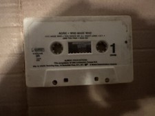 ac/dc who made who cassette