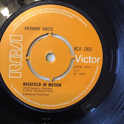 Anthony Swete - Backfield In Motion / Soul Deep - M-