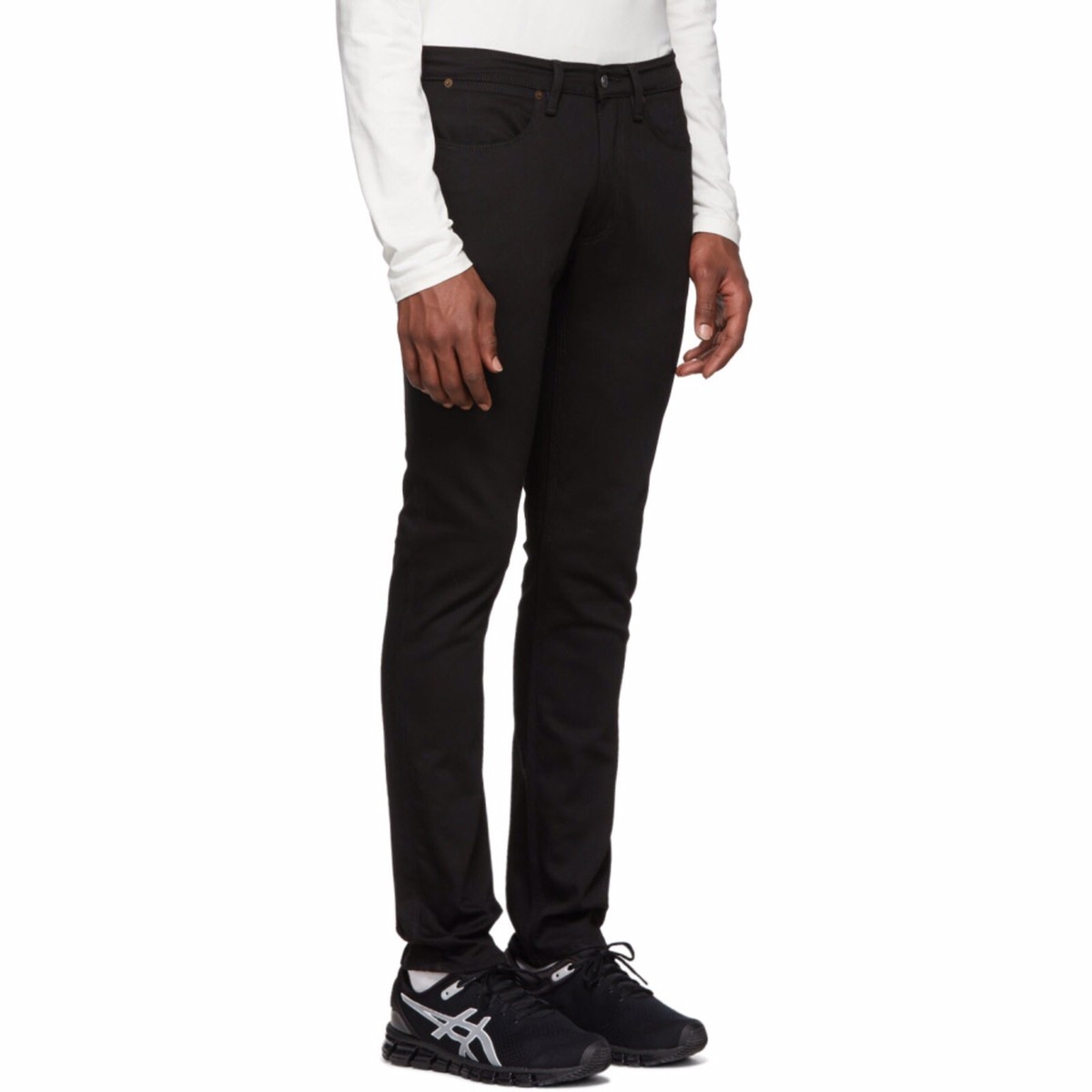 NEW Acne Studios Bla Konst Max Stay Black Slim Fit Denim
