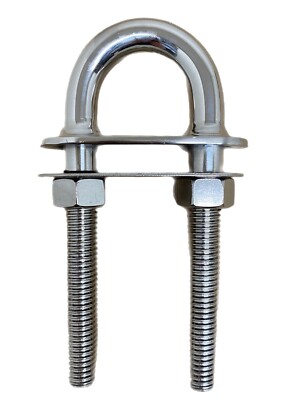 Marine Hardware SS Bow-Eye w/ Welded Plate  1/2'' x 3-3/8'' SSRI2868S1