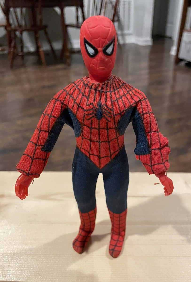 【希少】70s~80s spider man vintage toy Spider-Man action Figure Mego 1979 vtg MOC sealed Peter