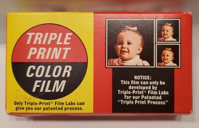 Vintage Triple-Print Film Labs 126 Color Film Made in USA Exp. Sept ...