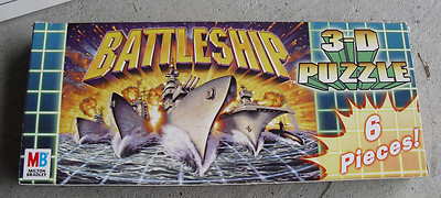 2004 Hasbro Battleship 3-D Puzzle in Box