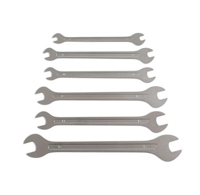 SATZ MIT 6 ULTRADÜNNEN GABELSCHLÜSSELN LASER TOOLS, EXTRA FLACH