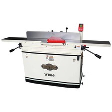 Shop Fox W1860 230 Volt 8 Inch x 76 Inch Parallelogram Spiral Cutterhead Jointer