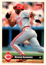 1993 Donruss #402 Reggie Sanders