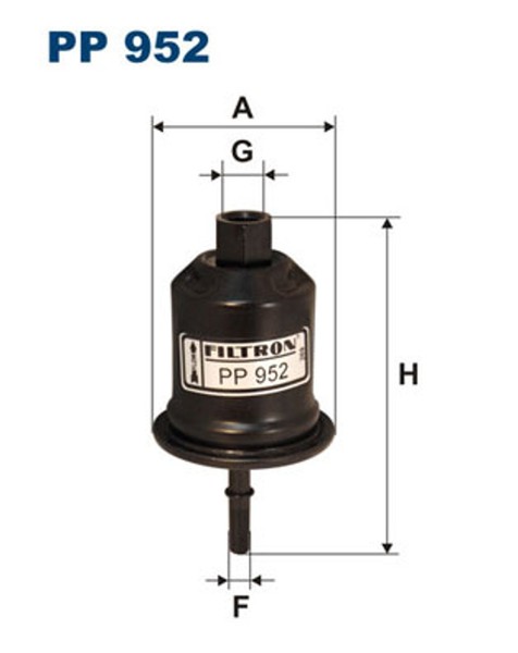 Kraftstofffilter Filtron PP 952 Leitungsfilter FüR Mitsubishi Galant 8 EA2A EA2W-image