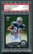 2011 Topps Chrome Demarco Murray RC AUTO #173 PSA 10 GEM MINT 💎