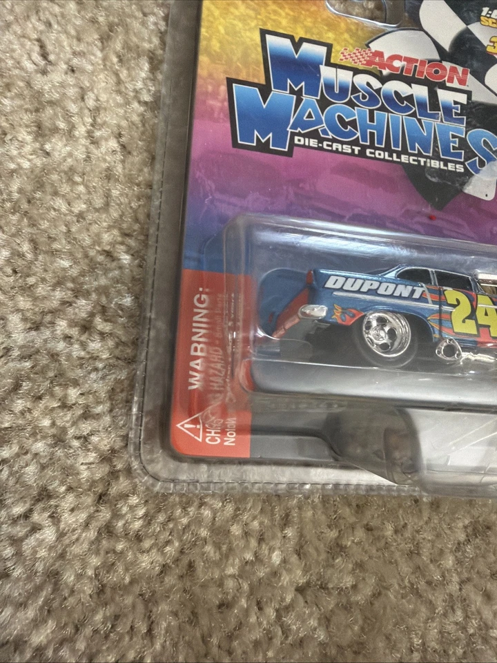 Action Muscle Machines Jeff Gordon #24 DuPont '55 Chevrolet Bel Air Nascar Foto 2 de 4