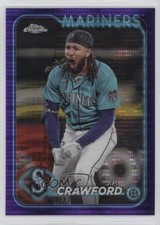 2024 Topps Chrome Purple Sonar Refractor 47/275 JP Crawford #14 d4f