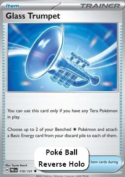 Pokémon Glastrompete xPRE-110 Uncommon Deutsch Excellent Reverse Holo