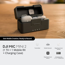 DJI Mic Mini 2 1TX 1Mobile RX Charging Case Included All-in-One Wireless Mic kit